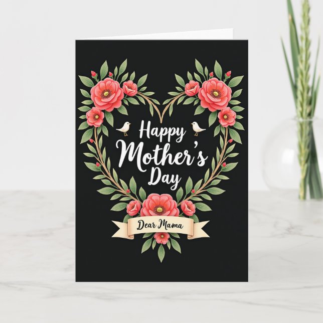 Sweet Mamas Day Wreath Card (Front)