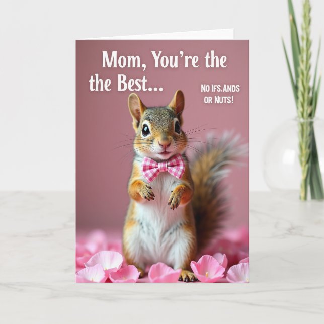 Sweet Mammal Mothers Day Card (Front)