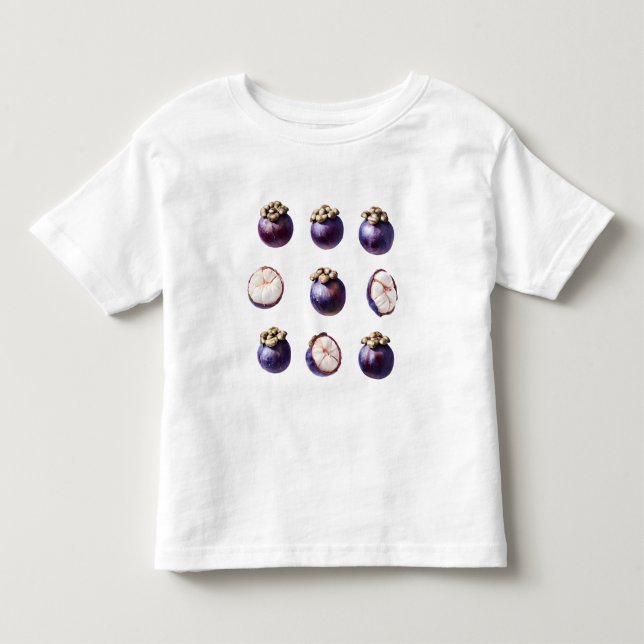 Sweet Mangosteen Tropical Fruit Toddler T-shirt (Front)