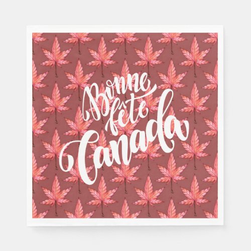 Sweet Maples Canada Day Napkins