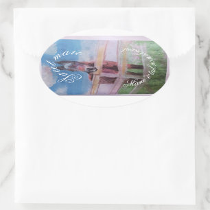 sweet mare oval sticker