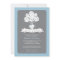 Sweet Mason Jar Blue | Gray Baby Shower Invitation