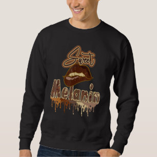 Sweet Melanin Afrocentric Design Black Queen Shade Sweatshirt