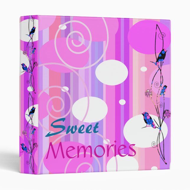 Sweet Memories 3 Ring Binder (Front/Spine)