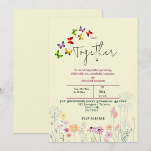 Sweet memories gathering invitation