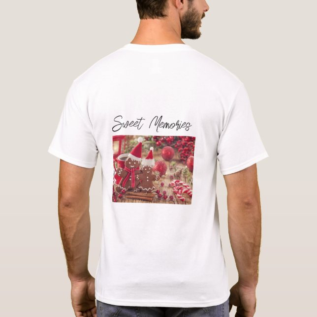 “Sweet Memories Holiday Tee – AMen's Basic T-Shirt (Back)