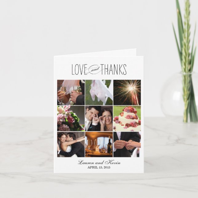 Sweet Memories Thank You Card - White (Front)