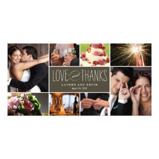 Sweet Memories Wedding Thank You Photo Cards