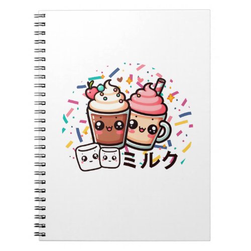 Sweet milk anime creative  notebook