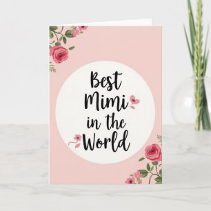 Sweet Mimi Roses Card