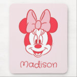 Sweet Minnie Mouse Bow Face Line Art Pad<br><div class="desc">Simple, cheerful, and full of classic charm, this adorable Minnie Mouse face artwork highlights her iconic bow and joyful expression in a clean, modern line-art style. The bold monochrome look makes it both playful and versatile, perfect for mixing and matching with custom colors, names, or messages. Ideal for customizable Zazzle...</div>