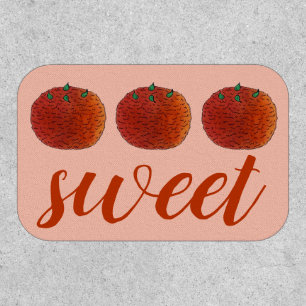 Sweet Mithai Indian Candy Laddoo Foodie Print Patch
