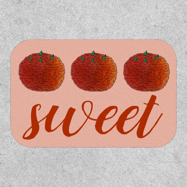 Sweet Mithai Indian Candy Laddoo Foodie Print Patch (Front)