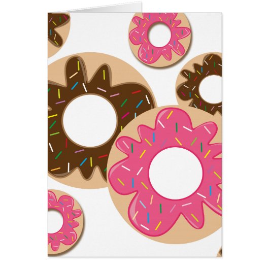 Sweet mix of Donuts Cards (Front)