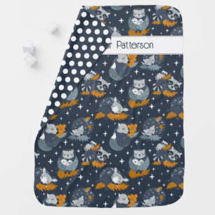 Sweet Mom and Baby Animals Blanket