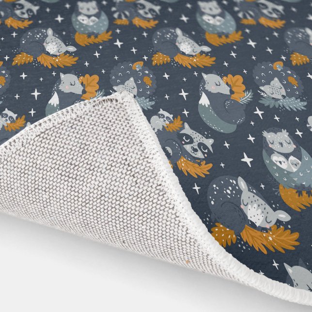 Sweet Mom and Baby Animals Rug (Indoor)