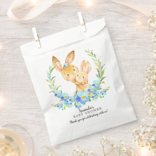 Sweet Mom  Baby Bunny Shower Favor Bags