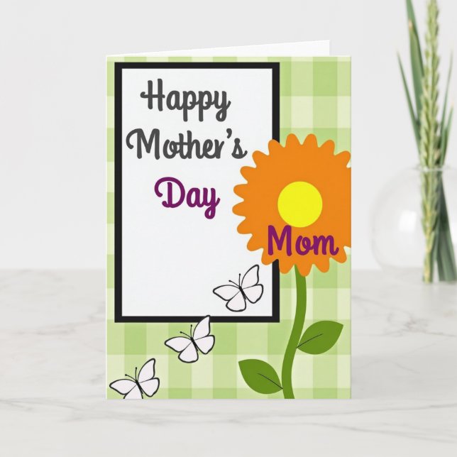 Sweet Mom Graphic Design Card (Front)