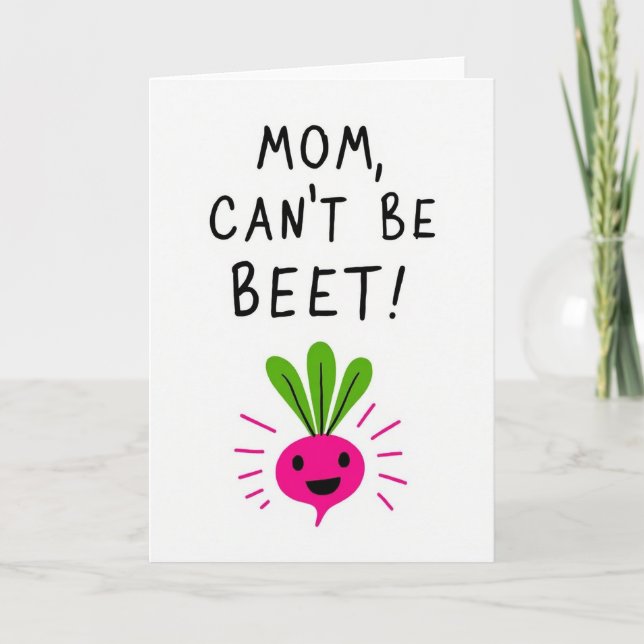 Sweet Mom Root Vegetable Card (Front)