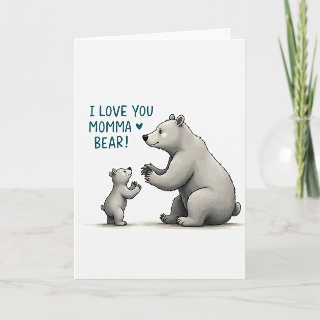 Sweet Momma Bear Card (Front)