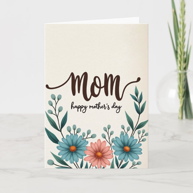 Sweet Moms Day Art Card (Front)