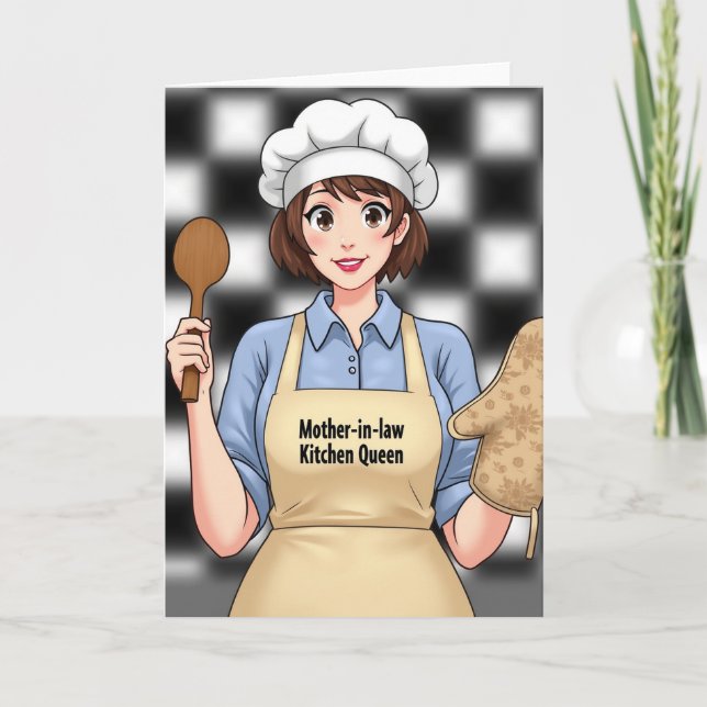 Sweet Moms Day Portrait Card (Front)