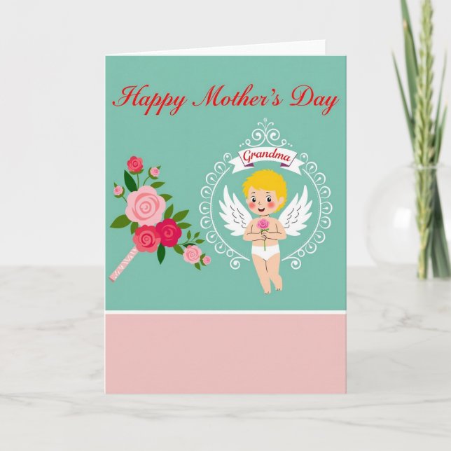 Sweet Moms Pastel Art Card (Front)