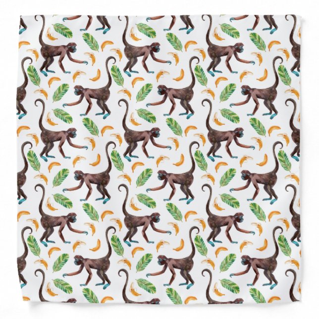Sweet Monkeys Juggling Bananas Bandana (Front)