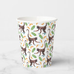 Sweet Monkeys Juggling Bananas Paper Cups
