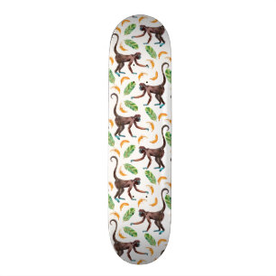 Sweet Monkeys Juggling Bananas Skateboard Deck