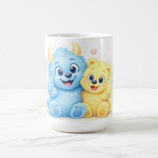 Sweet Monster Friends Cozy Morning Duo Coffee Mug