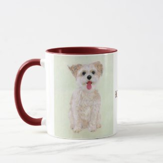 Sweet Morkie Dog Combo Mug