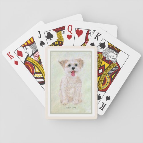 Sweet Morkie Playing Cards