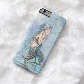 Sweet Mother Baby Mermaid Fantasy Art Barely There Iphone 6 Case by robmolily at Zazzle