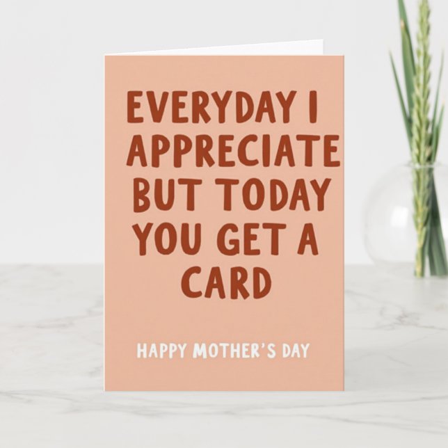 Sweet Mother Illustration Card (Front)