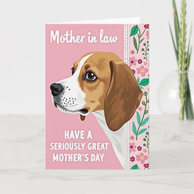 Sweet Mother In Law Floral Card (Front)