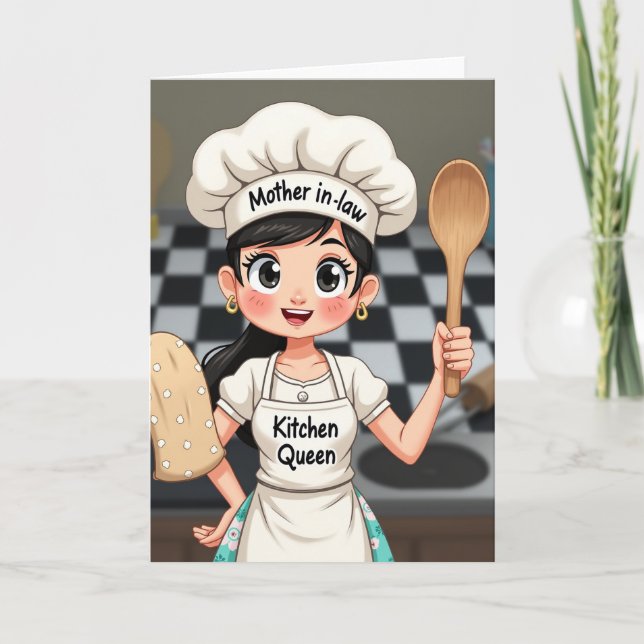 Sweet Mother In Laws Kitchen Card (Front)