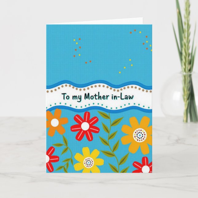 Sweet Mother Inlaw Card (Front)