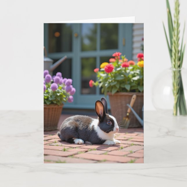 Sweet Mother Rabbit Card (Front)