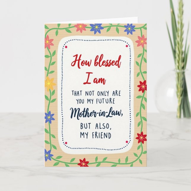 Sweet Motherinlaw Design Card (Front)