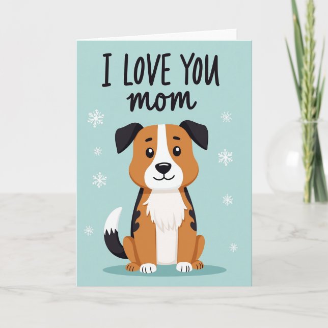 Sweet Mothers Day Animal Love Card (Front)