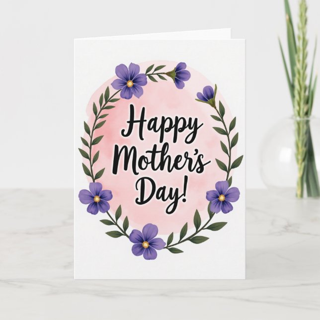 Sweet Mothers Day Artwork Card (Front)