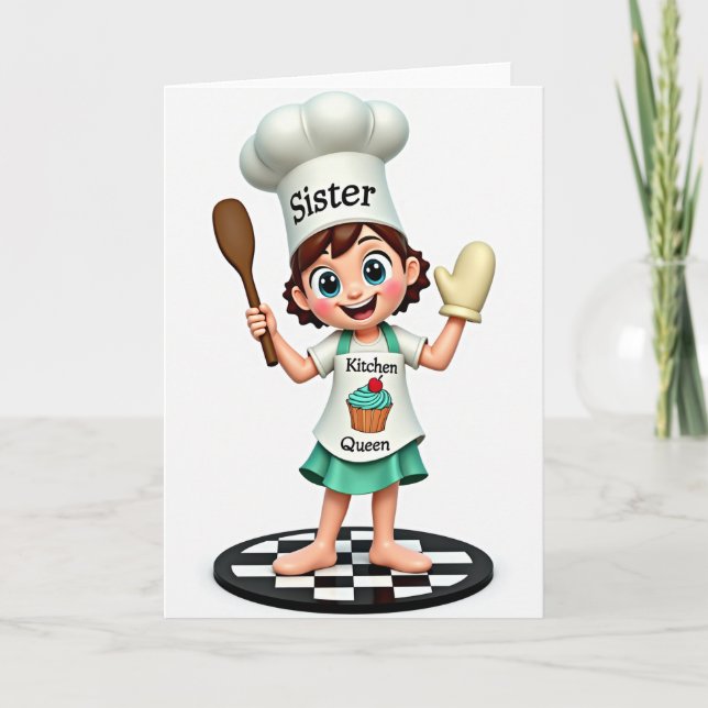 Sweet Mothers Day Baking Card (Front)