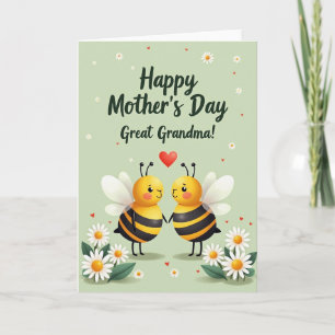 Sweet Mothers Day Bees Card