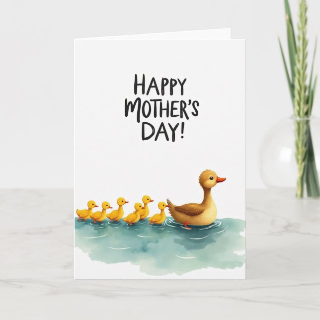 Sweet Mothers Day Birdlings Card (Front)