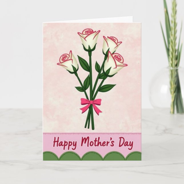 Sweet Mothers Day Blooms Art Card (Front)