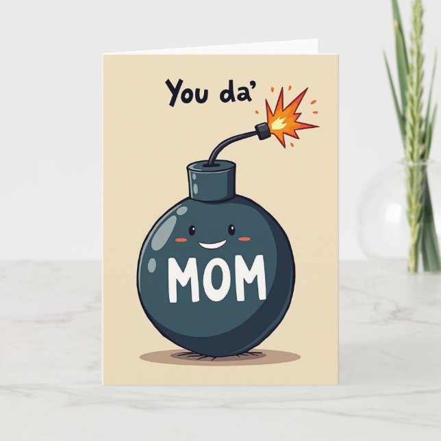 Sweet Mothers Day Bomb Card (Front)