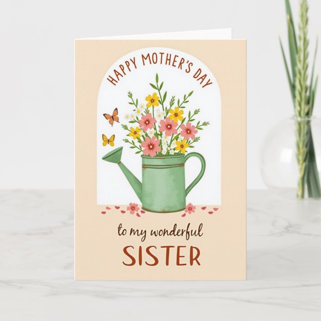 Sweet Mothers Day Bouquet Arch Card (Front)