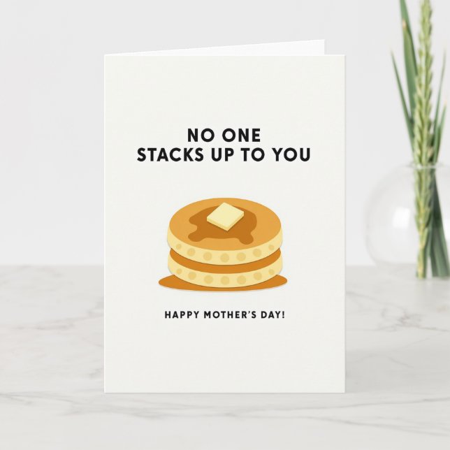 Sweet Mothers Day Cake Stack Card (Front)