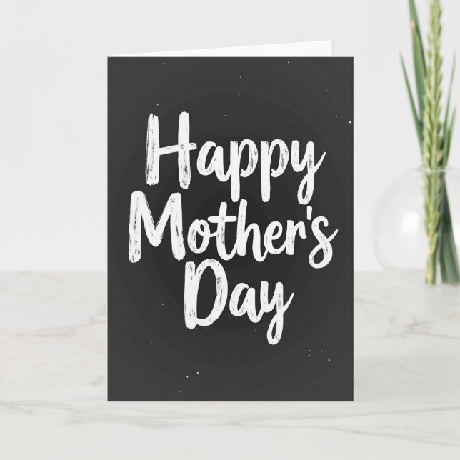 Sweet Mothers Day Chalk Art Card (Front)